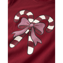 NAME IT Sweatshirt Vertrud Red Dahlia Candy 